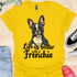 Life is better with a frenchie - V6 - Elegant Graphic T-Shirt